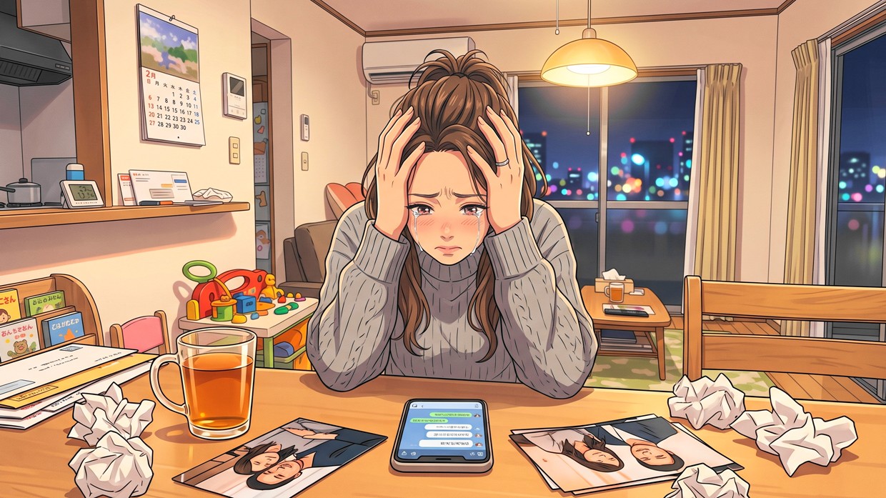 深夜の検索履歴が「夫 不倫 離婚」で埋まる前に